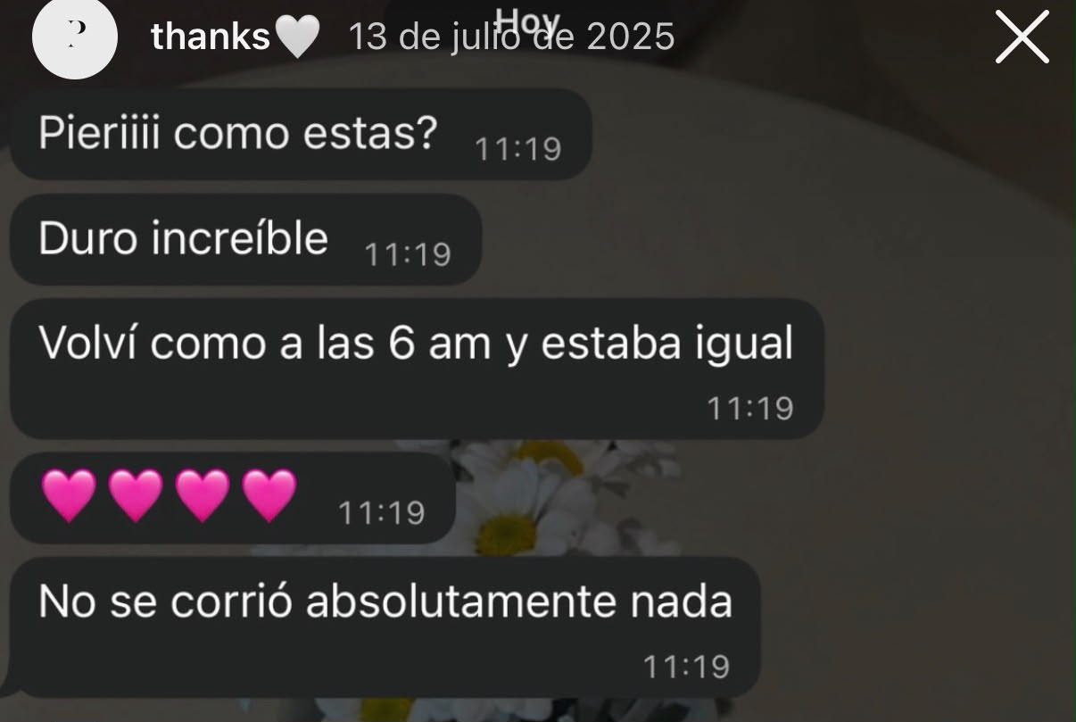 Testimonio clienta